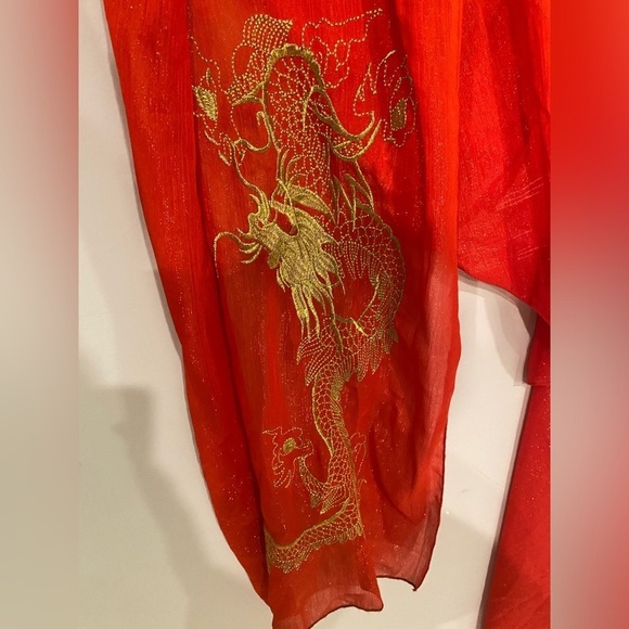 Oriental Shawl/Wrap/Decorative Scarf - Picture 4 of 6